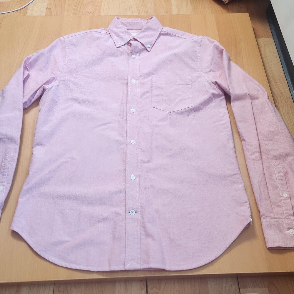 GAP Modern Oxford Men’s Small Dusty Rose Pink Button Down Shirt Cotton